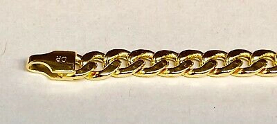 Pre-owned R C I 10k Yellow Gold 18" Mens Miami Cuban Curb Men's Link 4.5mm 9grams Chain/necklace In No Stone