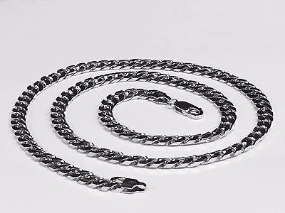 Pre-owned R C I 14k White Gold Solid Mens Miami Cuban Curb Link 22" 6.3m 54grams Chain Necklace In No Stone