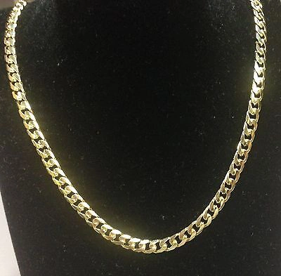 Pre-owned R C I White Gold 22" Solid Mens Miami Cuban Curb Link 6.3m 54grams Chain Necklace In No Stone