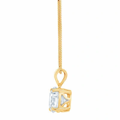 Pre-owned Pucci 3 Round Classic Natural Aquamarine Pendant Necklace 18" Chain 14k Yellow Gold In D