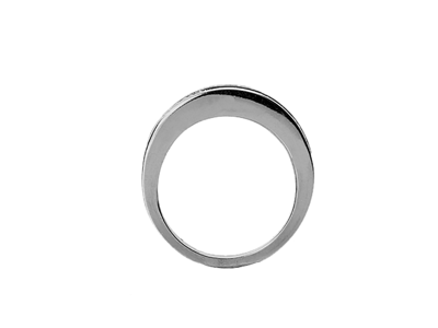 Pre-owned Jewelwesell 0.52ct Diamond 2row Wedding Band Ring 10k White Gold Round Cut Channel Set Gh I1