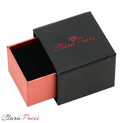 Pre-owned Pucci 1.4 Ct Princess Natural Morganite Bridal Statement Designer Ring 14k Pink Gold