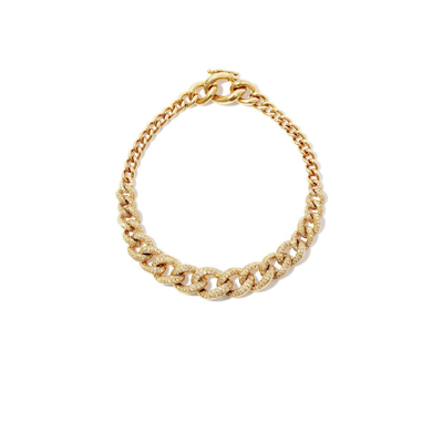 Shop Shay 18k Yellow Gold Diamond Gradual Pavé Link Bracelet