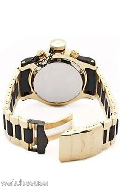 Pre-owned Invicta Men 6633 Russian Diver Collection Chrono Gold-plated Two-tone Watch