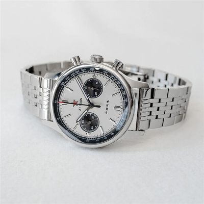 Pre-owned Sugess Chrono Heritage Panda Chrono Mechanical Watch Seagull 1963 Supank021sn