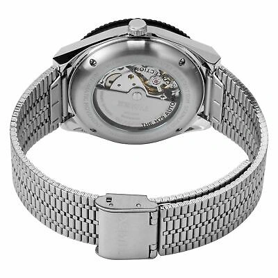 Pre-owned Timex M79 Automatic 40mm Silver Black