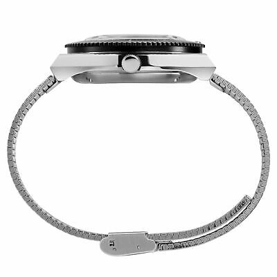 Pre-owned Timex M79 Automatic 40mm Silver Black