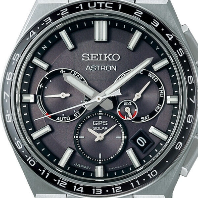 Pre-owned Seiko Astron Nexter Sbxc111 Men's Watch Solar Gps Black Caliber 5x53