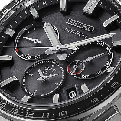 Pre-owned Seiko Astron Nexter Sbxc111 Men's Watch Solar Gps Black Caliber 5x53