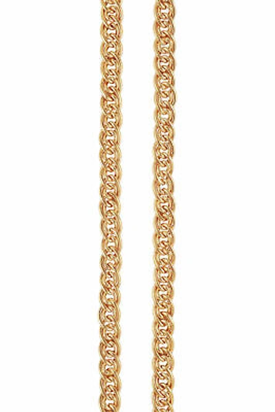 Pre-owned Jisha Vintage Unisex Handmade Cuban Link Chain Necklace In 916 Stamped 22k Yellow Gold