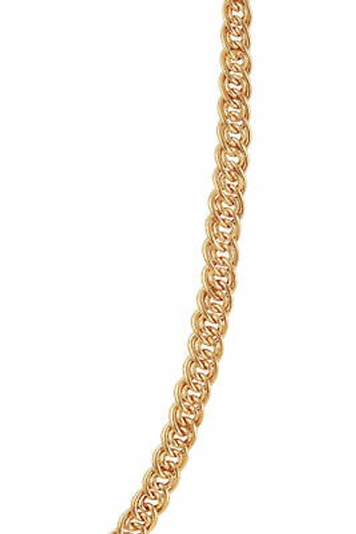 Pre-owned Jisha Vintage Unisex Handmade Cuban Link Chain Necklace In 916 Stamped 22k Yellow Gold