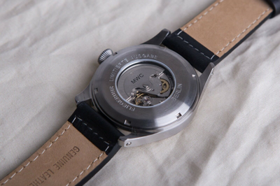 Pre-owned Mwc Classic 46mm Limited Edition Retro Dial Xl Luftwaffe Pattern Aviators Watch