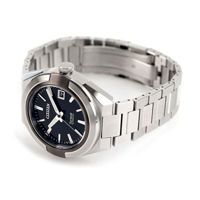 Pre-owned Citizen Na1004-87e Series 8 870 Mechanical Automatic Black Dial Men Watch Japan
