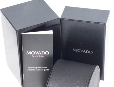 Pre-owned Movado Men's  Authentic Temo 0605903 0.75ct.aprx.custom Set Diamond Watch
