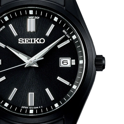 Pre-owned Seiko Selection Sbtm325 Men's Watch Solar Radio Black Date 2022