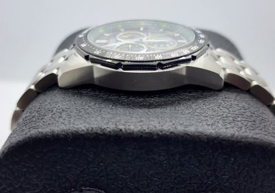 Pre-owned Citizen Promaster Mx Black Dial Sapphire Stainless Steel Watch Bl5578-51e