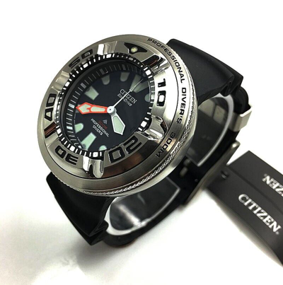 Pre-owned Citizen Promaster 48mm Ecozilla Bj8050-08e Professional Diver ...