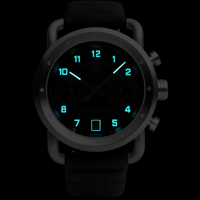 Pre-owned Szanto Icon Roland Sands Signature Chronograph Silver Black