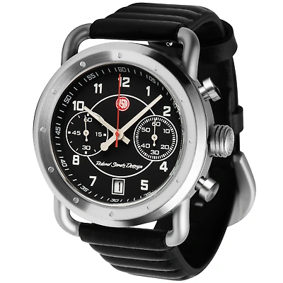 Pre-owned Szanto Icon Roland Sands Signature Chronograph Silver Black