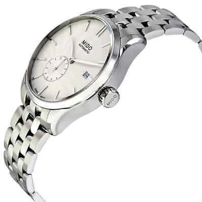 Pre-owned Mido Belluna Ii Automatic Silver Dial Men's Watch M0244281103100