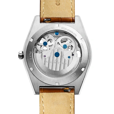 Pre-owned Archetype Rogue Automatic Silver Tan Navy
