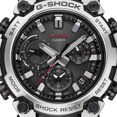 Pre-owned Casio G-shock Mt-g Mtg-b3000d-1ajf Silver Bluetooth Solar Atomic Men Watch Japan