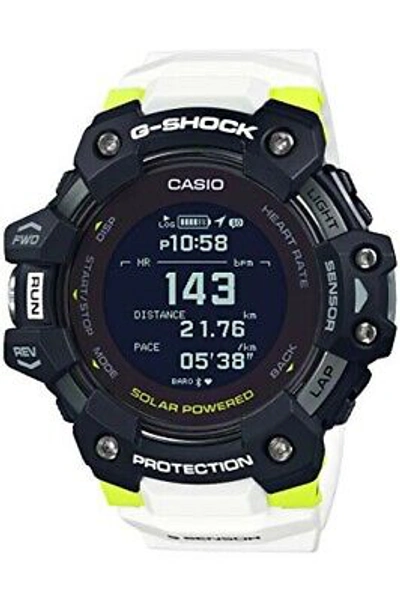 Pre-owned G-shock [casio] Watch G-squad Gbd-h1000-1a7jr For Men White Japan