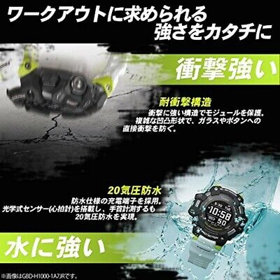 Pre-owned G-shock [casio] Watch G-squad Gbd-h1000-1a7jr For Men White Japan