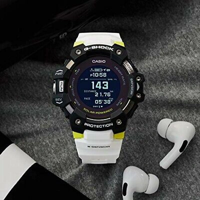 Pre-owned G-shock [casio] Watch G-squad Gbd-h1000-1a7jr For Men White Japan