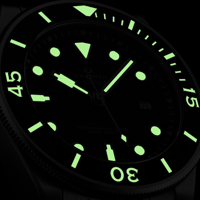 Pre-owned Alexander Vathos 3 Men's Stainless Steel Automatic Professional Divers Watch