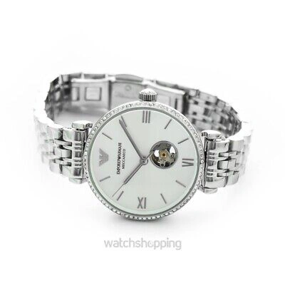Pre-owned Emporio Armani Collectionname Ar60022 Silver Dial Lady's Watch Genuine
