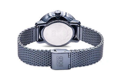 Pre-owned Movado Bold Shimmer Blue Ion-plated Mesh Ladies Watch 3600780