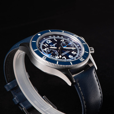 Pre-owned Sugess Chrono Heritage Swan Neck Chrono Aviator Watch Seagull 1963 S423.01.e