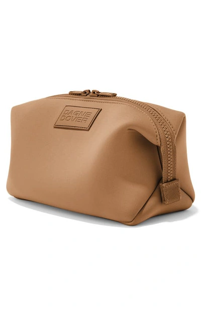 Shop Dagne Dover Hunter Large Neoprene Toiletry Bag In Camel