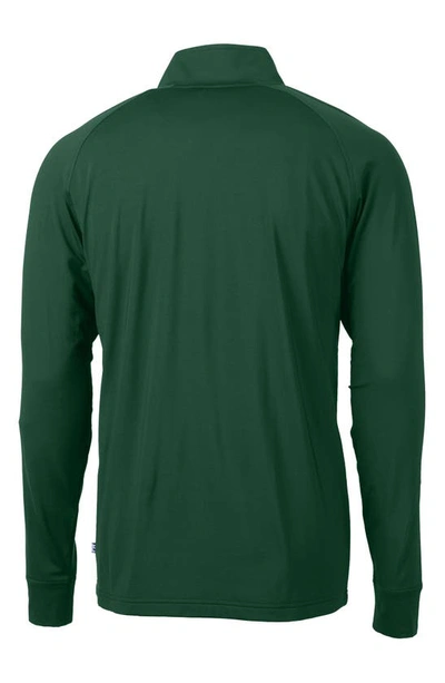 Cutter & Buck Adapt Quarter Zip In Hunter