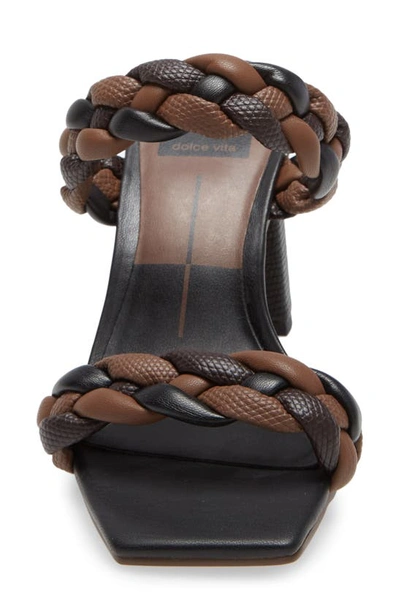 Shop Dolce Vita Paily Braided Sandal In Z/dnublack/ Espresso Stella