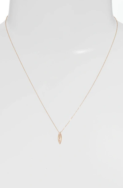 Shop Dana Rebecca Designs Dana Rebecca Lori Paige Diamond Pendant Necklace In Rose Gold