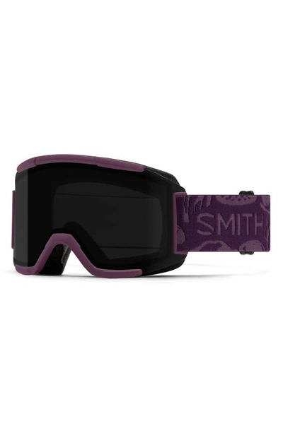 Shop Smith Squad 203mm Chromapop™ Snow Goggles In Amethyst / Chromapop Black