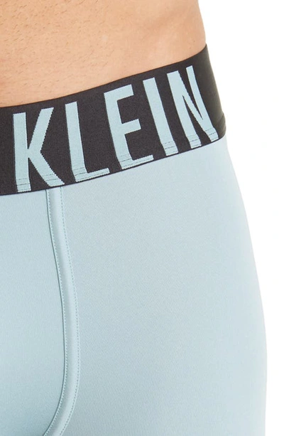 Shop Calvin Klein 3-pack Boxer Briefs In Ocean Mist
