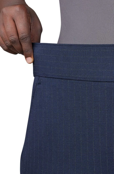 Spanx Perf Wide Leg Ponte Pants In Nvygrypstrpe