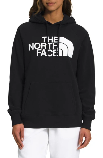 Shop The North Face Half Dome Graphic Pullover Hoodie In Black/ White