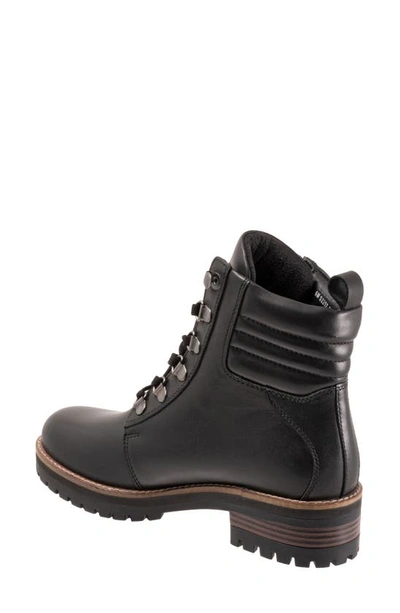 Softwalk Everett Lace-up Boot In Black Leather