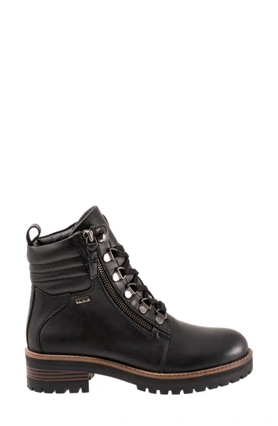 Softwalk Everett Lace-up Boot In Black Leather