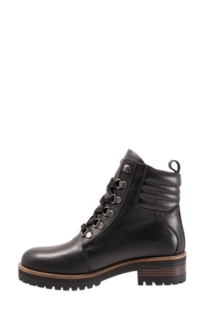 Softwalk Everett Lace-up Boot In Black Leather