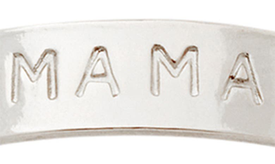 Shop Made By Mary Amara Mama Ring In Silver
