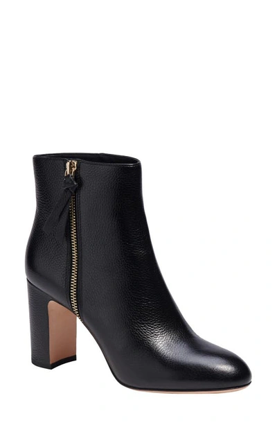 Shop Kate Spade Knott Zip Bootie In Black