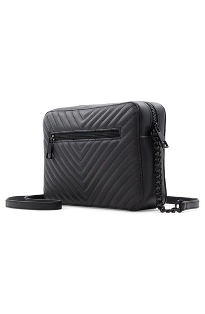 Shop Aldo Andressera Faux Leather Crossbody Bag In Other Black