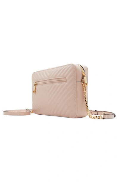 Shop Aldo Andressera Faux Leather Crossbody Bag In Medium Pink