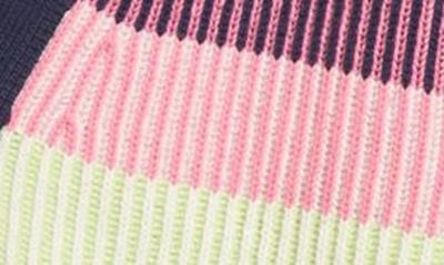 Shop Jonathan Simkhai Safford Stripe Cotton & Cashmere Cardigan In Lime Multi
