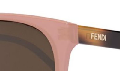 Shop Fendi The  Fine 59mm Geometric Sunglasses In Pink